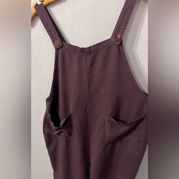 H & M Cropped Overall in Brown SIZE Small - Picture 5 of 8